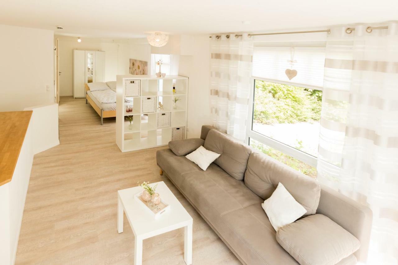 Weserwohnung - Bootshaus Urlaub Am Wasser Hamelín Exterior foto